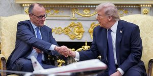 Μερτς και Τραμπ στον Λευκό Οίκο 