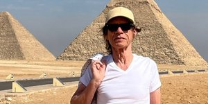 Ο Μικ Τζάγκερ στην Αίγυπτο 