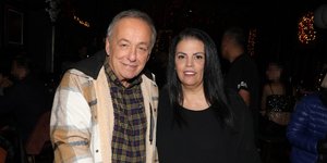 Ο Ανδρέας Μικρούτσικος και η σύντρφός του, Έλενα Μαστραγγελή / NDP PHOTO