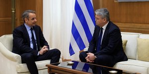 Συνάντηση Μητσοτάκη - Νατσιού