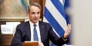 Κυριάκος Μητσοτάκης στο Μαξίμου