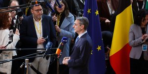 Ο πρωθυπουργός, Κυριάκος Μητσοτάκης στις Βρυξέλλες