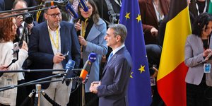 Ο πρωθυπουργός, Κυριάκος Μητσοτάκης στις Βρυξέλλες