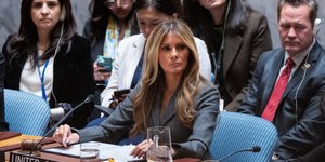 Η Πρώτη Κυρία των ΗΠΑ Μελάνια Τραμπ προήδρευσε της συνεδρίασης του Συμβουλίου Ασφαλείας του ΟΗΕ