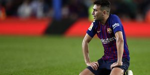 Ο Μουνίρ με τη φανέλα της Μπαρτσελόνα