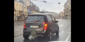 Οδηγός τοποθέτησε νάρκη στο αυτοκίνητό του.