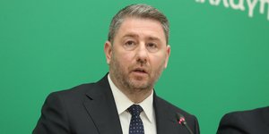 Ο πρόεδρος του ΠΑΣΟΚ, Νίκος Ανδρουλάκης