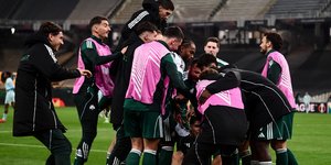 Πανηγυρισμοί παικτών Παναθηναικού μετά την πρόκριση με την Μπέτις