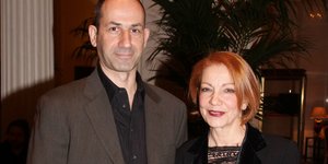 Η Πέμη Ζούνη με τον σύζυγό της Στάθη Σκέντζο