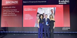 Ελένη Καραγιαννίδου - Group Contracts Portfolio Administrator Eurolife FFH, Λεωνίδας Σίδερης - Διευθυντής Ομαδικών Ασφαλίσεων και Affinities της Eurolife FFH, Έφη Καραμπεσίνη - Group Contracts Portfolio Deputy Manager Eurolife FFH  