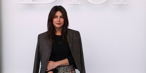 Priyanka Chopra dior paris fashion week