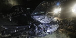 Τροχαίο στην Ελασσόνα 