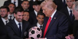 Ο Λιονέλ Μέσι συναντήθηκε με τον Ντόναλντ Τραμπ στον Λευκό Οίκο 