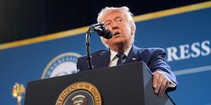 Ο Ντόναλντ Τραμπ σε δηλώσεις στο Μαϊάμι της Φλόριντα