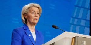 Η Ούρσουλα φον ντερ Λάιεν μετά τη Σύνοδο Κορυφής