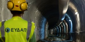 Εργασίες Κατασκευής Σήραγγας του Κέντρου Επεξεργασίας Λυμάτων Ραφήνας - Πικερμίου - Σπάτων - Αρτέμιδας, Πηγή: Αρχείο ΕΥΔΑΠ