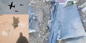 εξιά: Τμήμα του αμερικανικού μαχητικού F-15 που έπεσε στο Ιράν. Αριστερά: Κάθισμα πιλότου και αεροσκάφη που αναζητούν το πλήρωμα<p>Πηγή: <a target="_blank" href="https://www.iefimerida.gr">iefimerida.gr</a> - <a target="_blank" href="https://www.iefimerida.gr/kosmos/oi-ipa-entopisan-ton-ena-piloto-toy-f-15-sto-iran">Οι ΗΠΑ διέσωσαν τον ένα πιλότο του F-15 που κατέρριψε το Ιράν -Συνεχίζονται οι έρευνες για τον δεύτερο