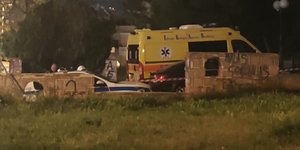 Ασθενοφόρο του ΕΚΑΒ στον Αγιο Δημήτριο