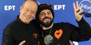 O Akylas με τον Φωκά Ευαγγελινό