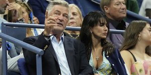 Ο Άλεκ Μπάλντουιν με τη σύζυγό του Χιλάρια  