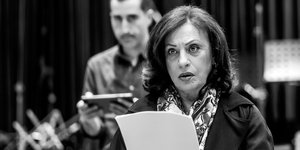 Η Χάρις Αλεξίου σε ηχογράφηση 