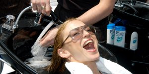 Μοντέλο που λούζεται 