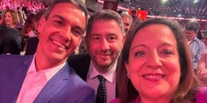 H selfie Ανδρουλάκη με Σάντσεθ και Γκαρσία