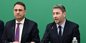 Νίκος Ανδρουλάκης και Κώστας Τσουκαλάς 