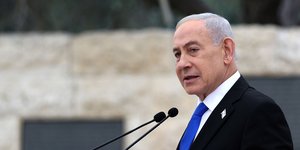 Ο πρωθυπουργός του Ισραήλ, Μπέντζαμιν Νετανιάχου (Ilia Yefimovich/Pool Photo via AP)