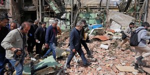 Φωτ. αρχείου: Βομβαρδισμός στο Πανεπιστήμιο Shahid Beheshti στην Τεχεράνη, Σάββατο 4 Απριλίου 2026. (AP Photo/Vahid Salemi)