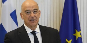 Greek Defense Minister Nikos Dendias - (AP Photo/Petros Karadjias)