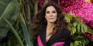 Η Σάντρα Μπούλοκ στην πρεμιέρα της ταινίας «The Lost City» στο Λονδίνο, 31 Μαρτίου 2022 (Φωτογραφία: Vianney Le Caer/Invision/AP)