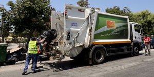 Απορριματοφόρο στη Θεσσαλονίκη