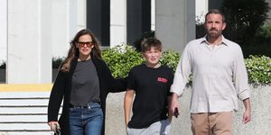 Τ΄ζενοερ Γκάρνερ, Μπεν Άφλεκ και Σάμιουελ - Φωτογραφία: X17online.com / Profimedia