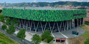 Η εξωτερική όψη της Bilbao Arena στο Μπιλμπάο