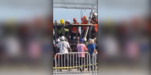 Παγιδεύτηκε εργάτης που έστηνε σκηνή για συναυλία 