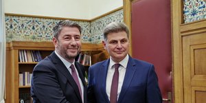 Νίκος Φαραντούρης και Νίκος Ανδρουλάκης