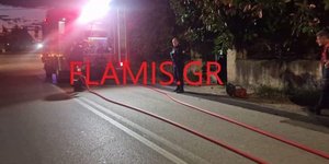 Στο σημείο έσπευση η Πυροσβεστική 