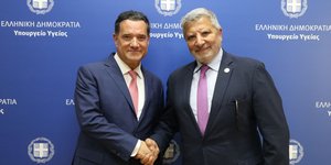 Ο Άδ. Γεωργιάδης με τον Γ. Πατούλη