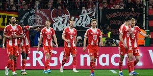 Στιγμιότυπο από τον αγώνα Μπάγερ Λεβερκούζεν-Μπάγερν Μονάχου