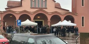 Κηδεία Ελευθερίας Γιακουμάκη στην Κρήτη