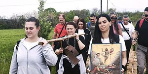 Η λιτανευτική πομπή στην Καλή Βρύση 