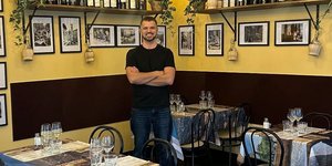 O 44χρονος Ματέο Πικάρντι σε ένα από τα εστιατόρια του στην Αυστραλία – Φωτογραφία από iltoscano.com.au