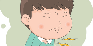 Παιδί με πονεμένες αμυγδαλές