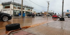 Πλημμύρες από την κακοκαιρία "Erminio" στην Νέα Μάκρη