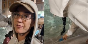 Η Κέιτι Πέρι έβαλε την πιστωτική της στη Fontana di Trevi για καλή τύχη