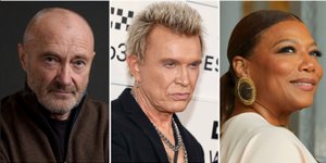  Phil Collins, Billy Idol, Queen Latifah (AP Photo)