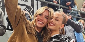 Στα αριστερά η Ζωή Κόντη, κόρη του προπονητή του ΟΦΗ