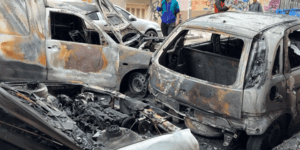 Καμένα αυτοκίνητα