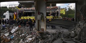 Γκρεμισμένο κτίριο στον Λίβανο 